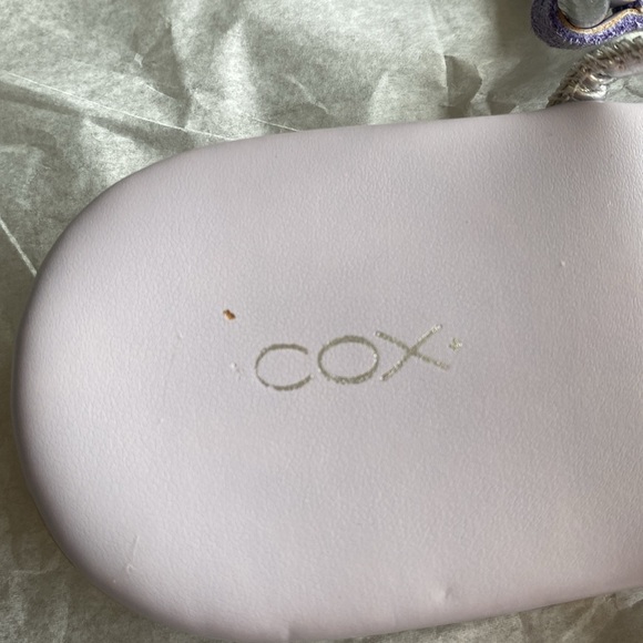 COX Leather/Suede Sandals Lavender Color NWOT - Picture 7 of 11